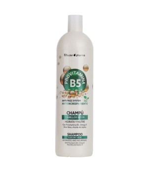 Champú efecto anti-frizz Provitamina B5, Omega 9, Aloe Vera y aceite de Jojoba